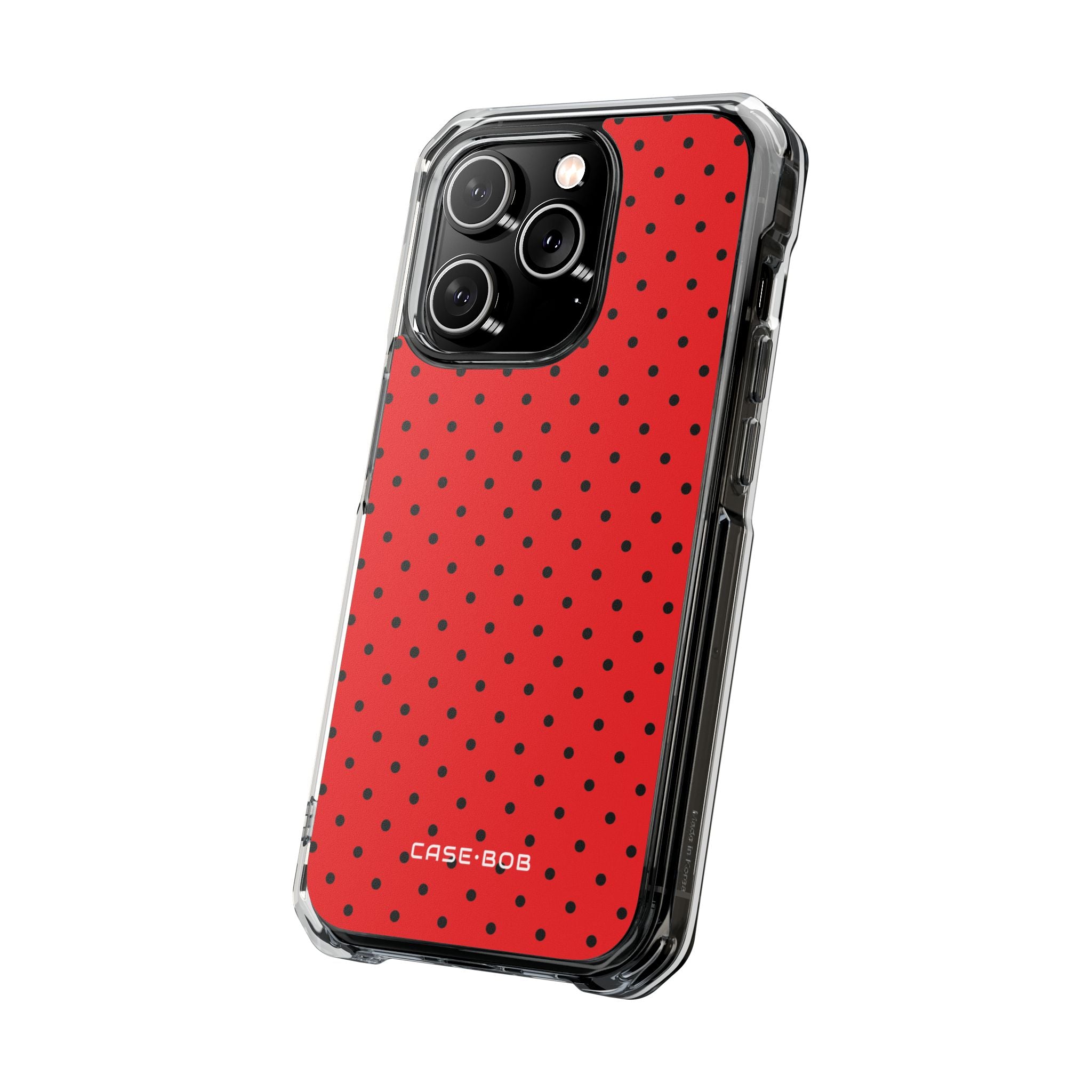 Crimson Dot Matrix iPhone 14 Pro Case - Impact