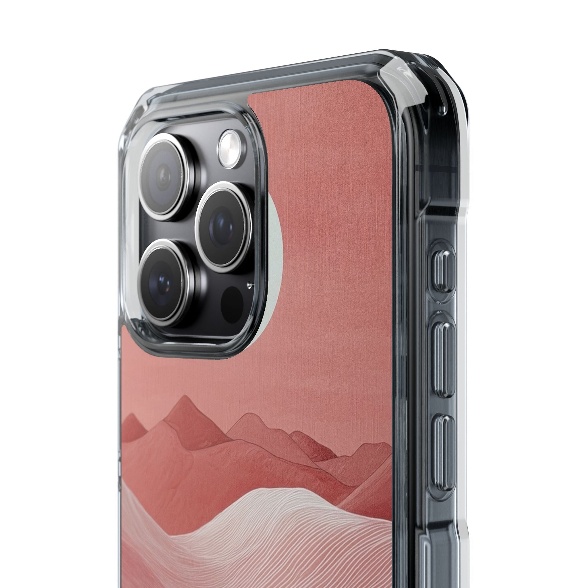 White Orb Dunes iPhone 15 Pro Max Case - Impact