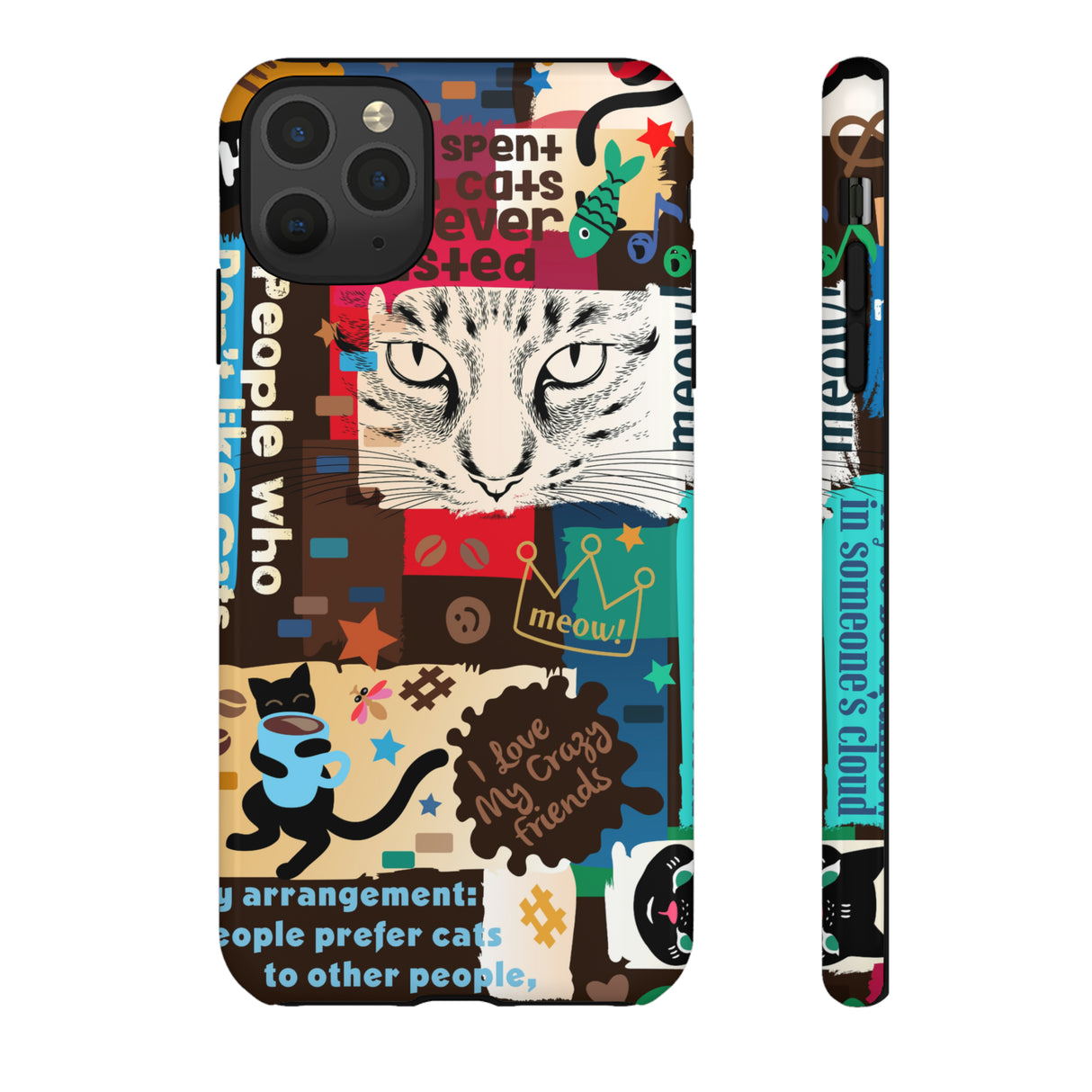 Cat Collage - Protective Phone Case