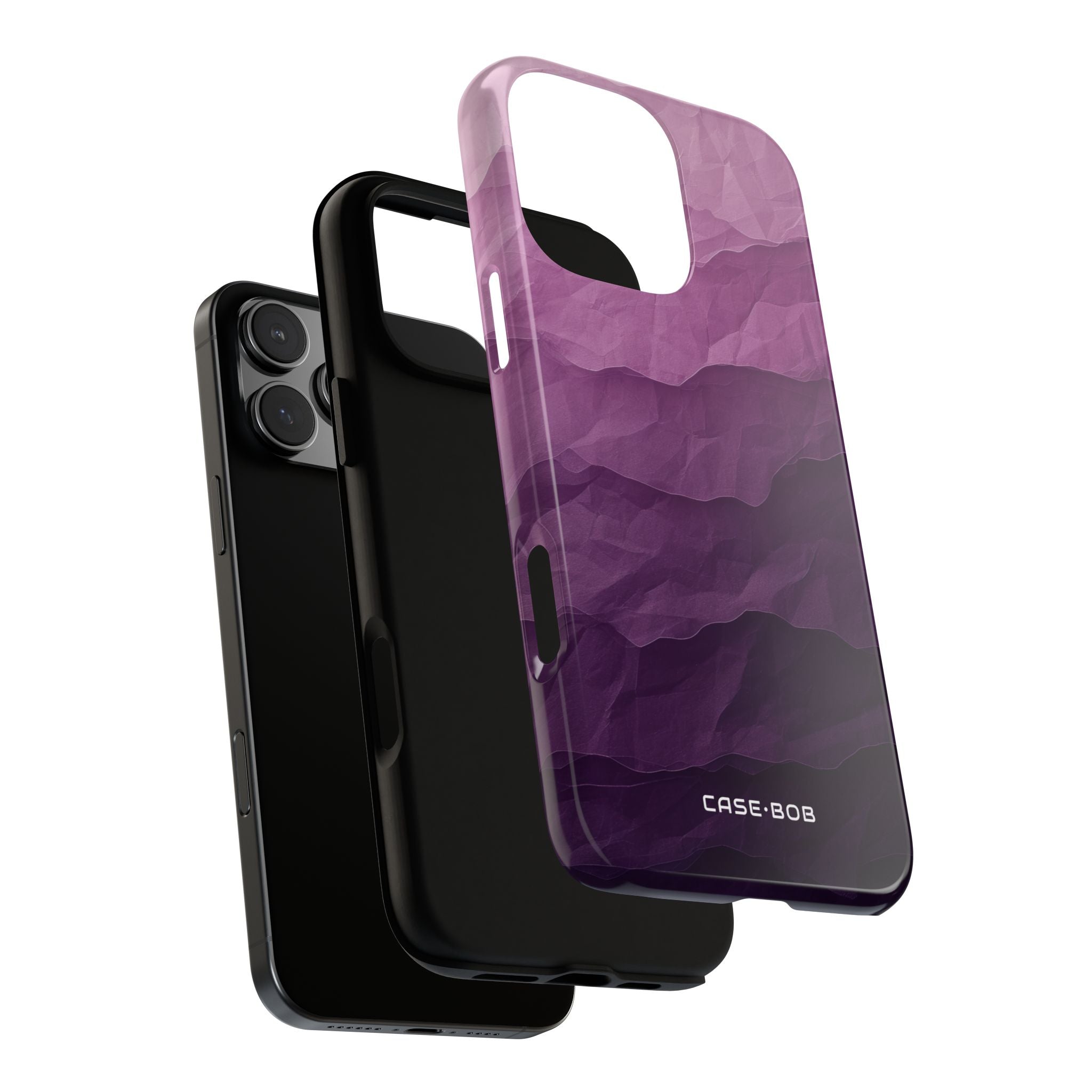 Purple Wave Layers iPhone 16 Pro Max Case - Tough