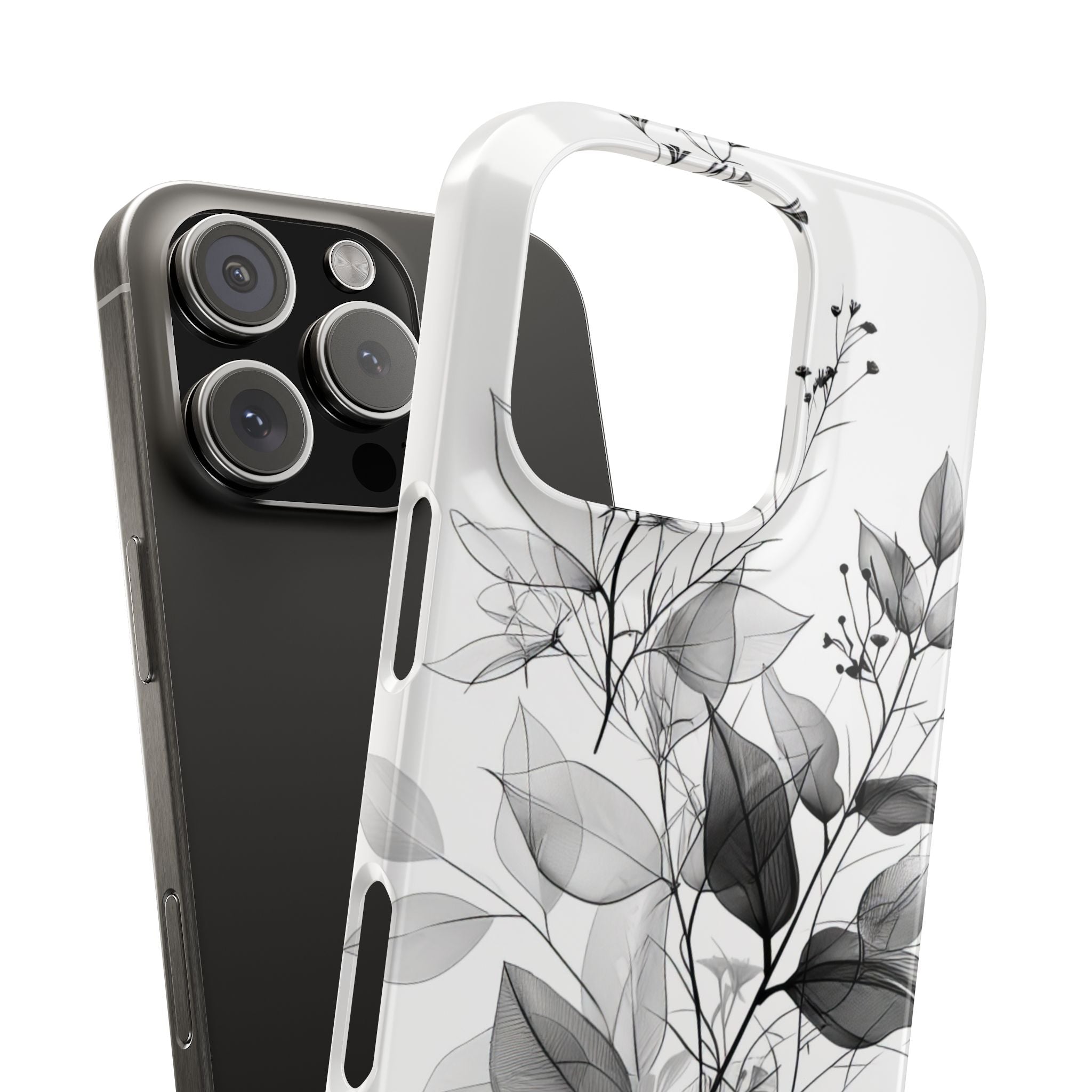 Botanical Line Harmony iPhone 16 - Slim Phone Case