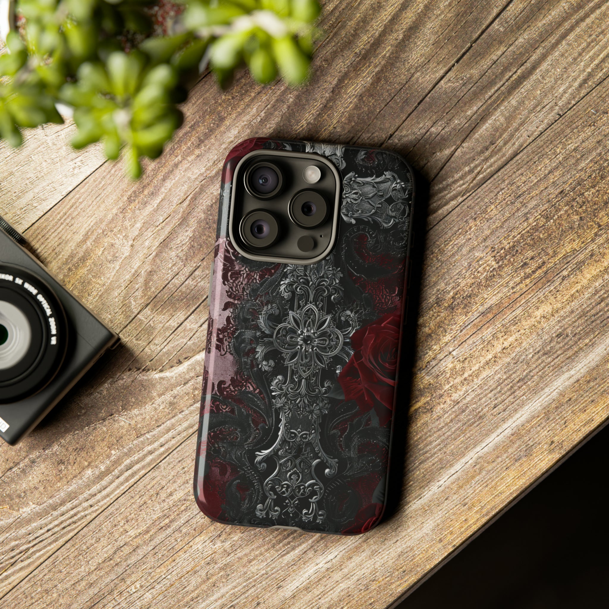 Lace and Velvet Gothic - Protective Phone Case