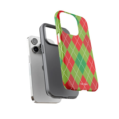 Diamond Shapes Dance - iPhone Case