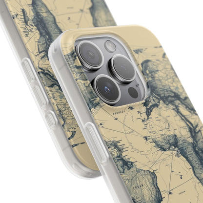 Vintage World Map | Flexible Phone Case for iPhone