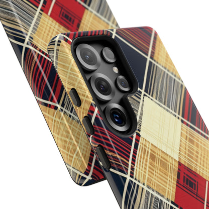 Plaid Diamond Tapestry Samsung S25 – Tough