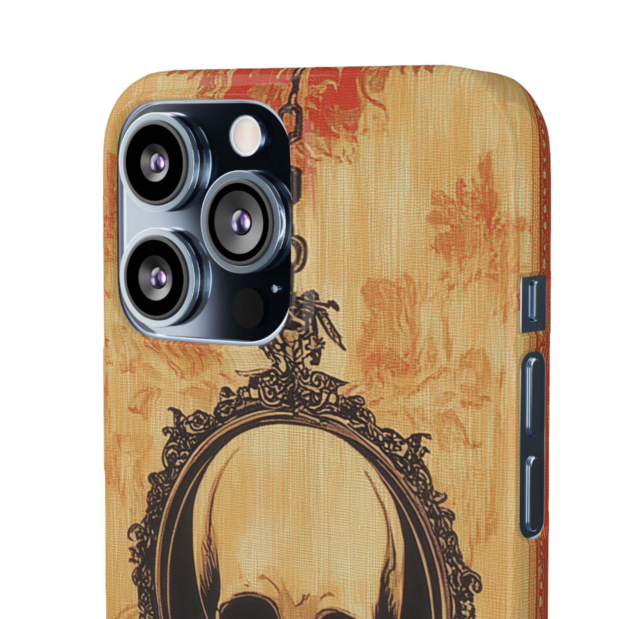 Gothic Skull Elegance iPhone 13 - Slim Phone Case