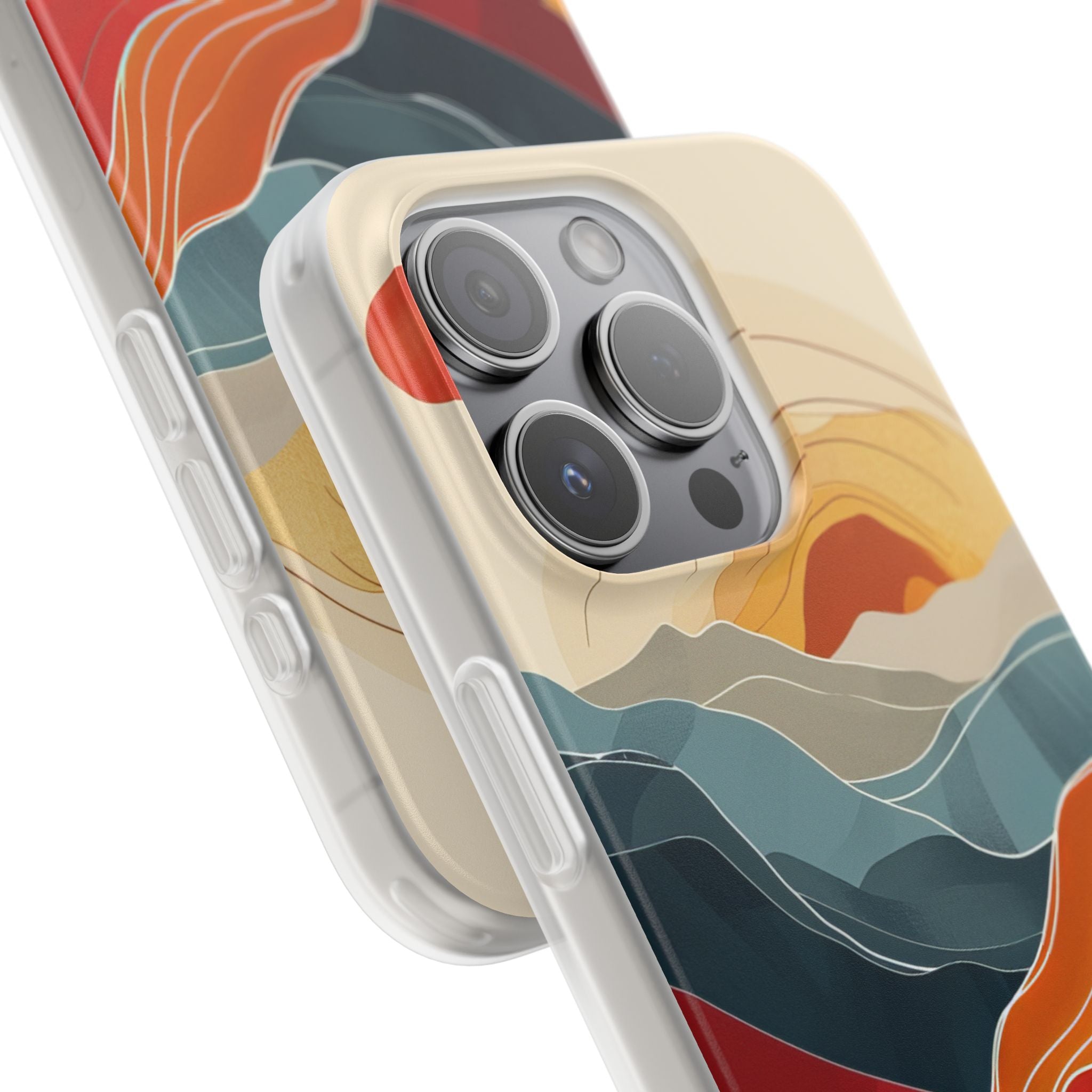 Sunlit Ridges iPhone 15 Pro Case - Soft