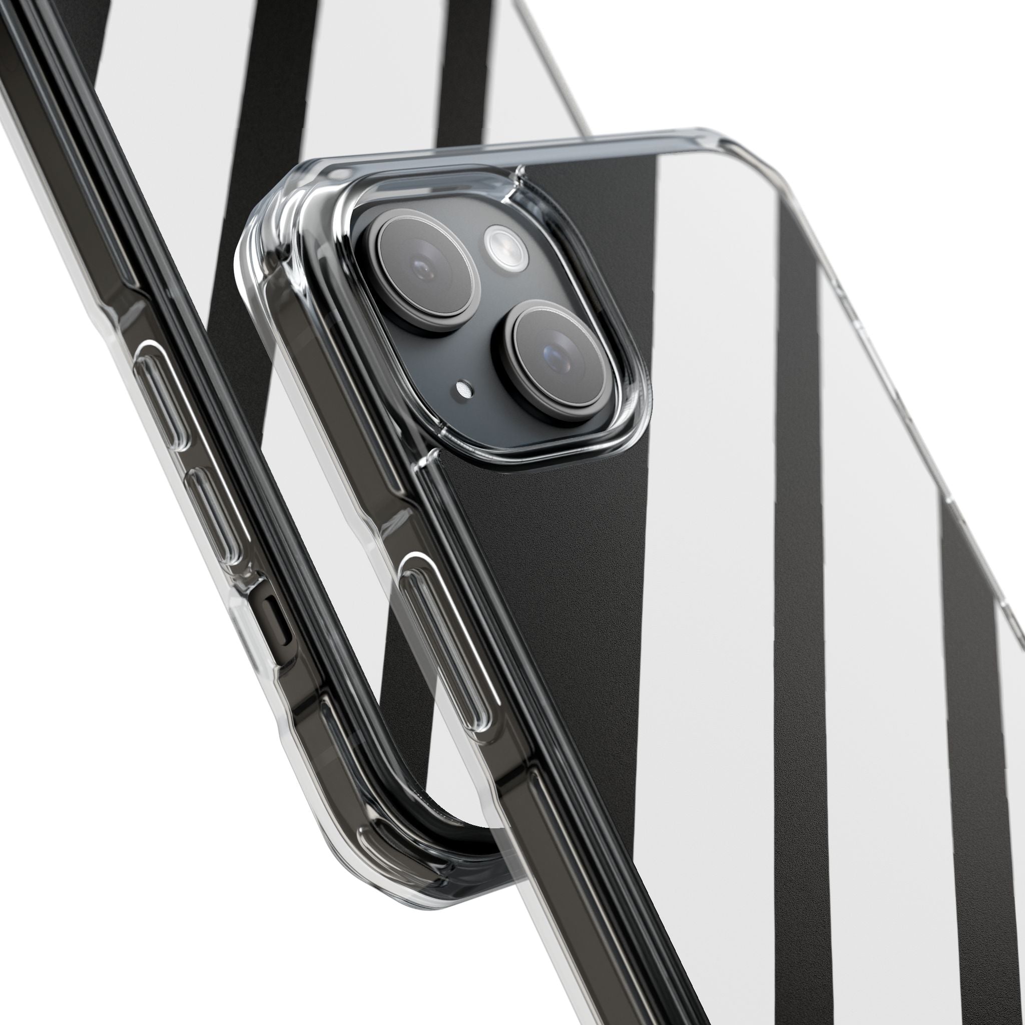 Monochrome Diagonal Symmetry iPhone Case - Impact