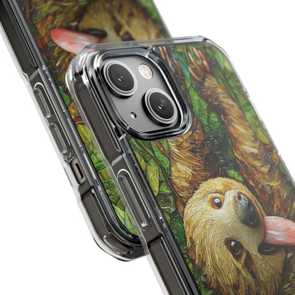 Sloth Hangs Playfully iPhone Case - Impact
