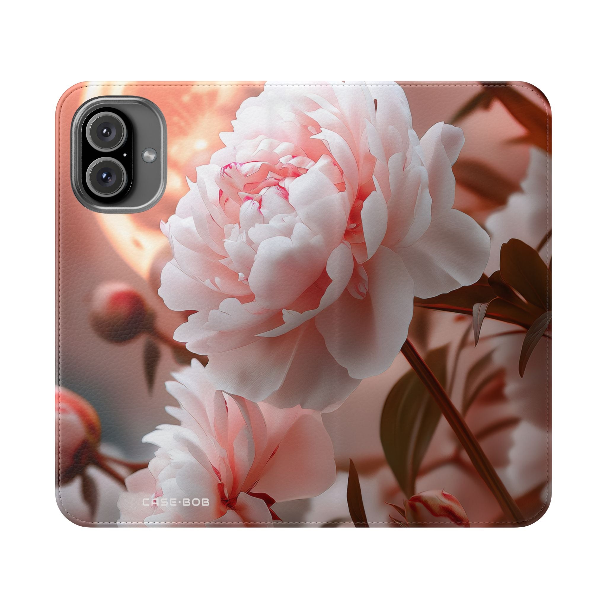 Peony Moonlight - iPhone 16 Plus Case - Wallet