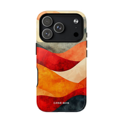 Cracked Wave Sunset iPhone 17 Pro Case - Tough+