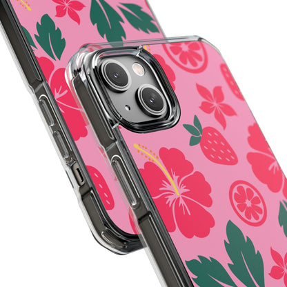 Tropical Hibiscus Harmony iPhone Case - Impact