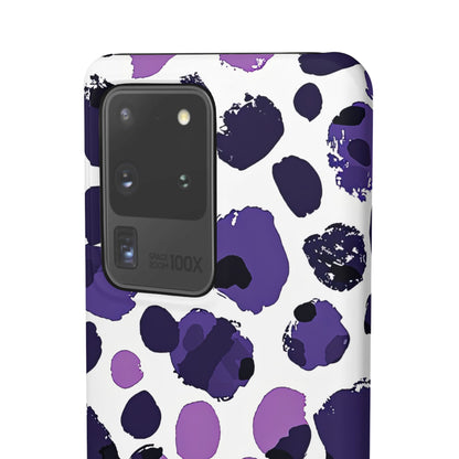 Purple Inkblots Samsung S20 - Slim Phone Case