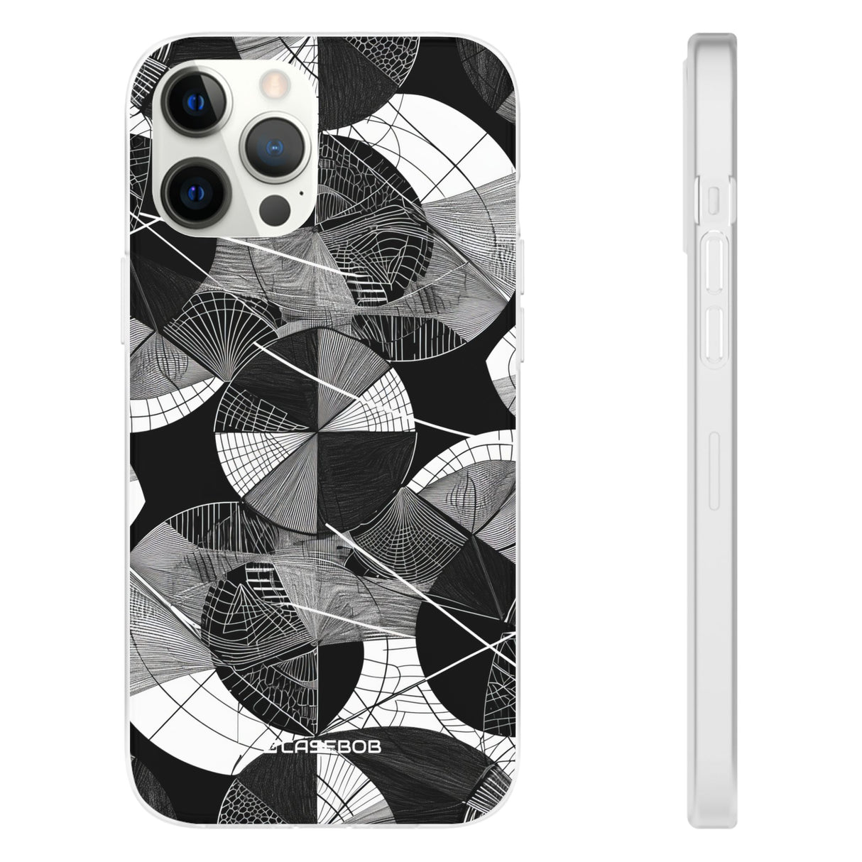 Geometric Elegance | Flexible Phone Case for iPhone