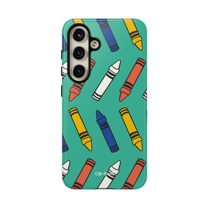 Crayons Dance Playfully - Samsung Case