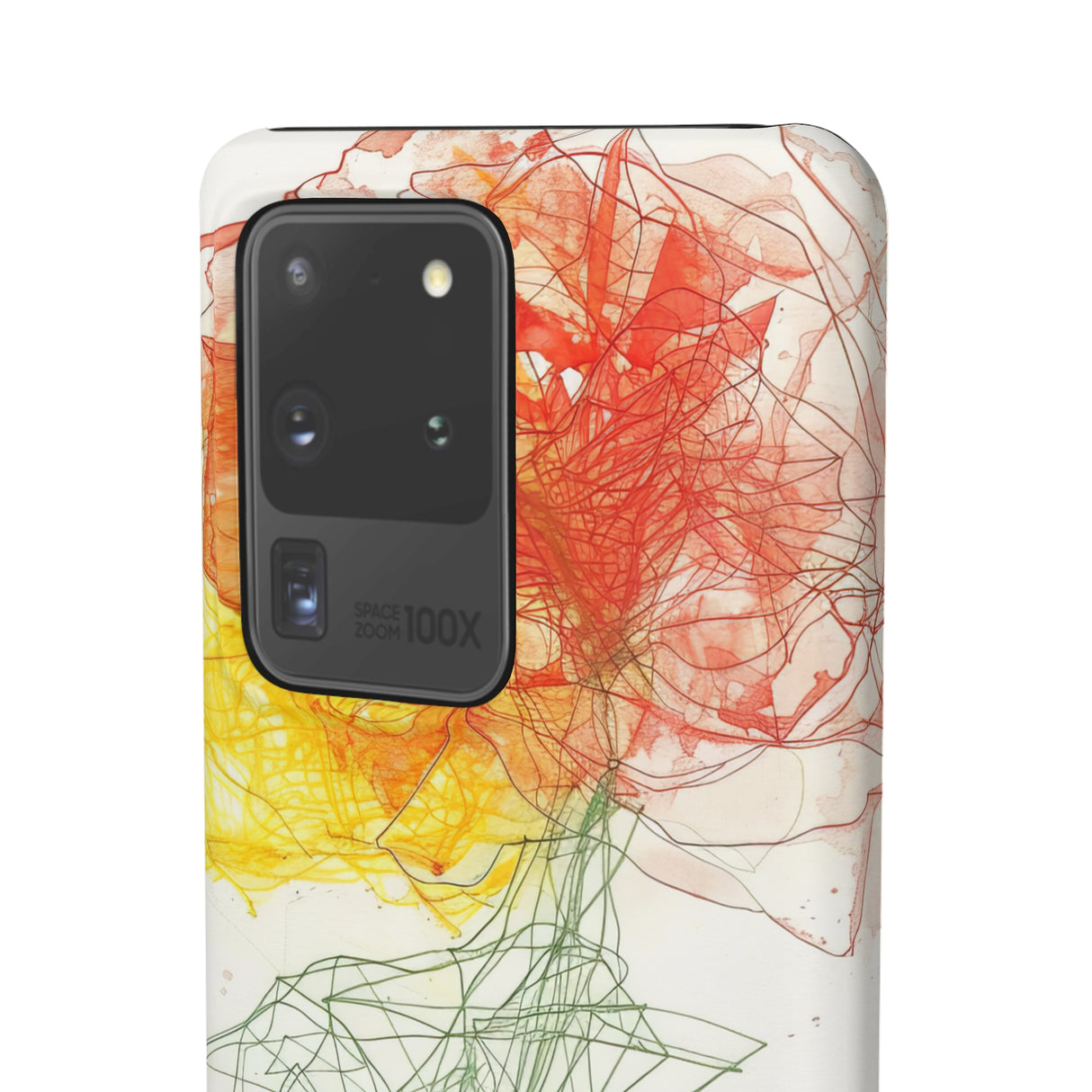 Fiery Blossom | Slim Phone Case for Samsung