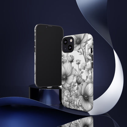 Vintage Floral Etching iPhone 13 - Tough