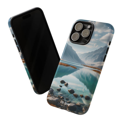 Mountain Reflections Swim - iPhone Case