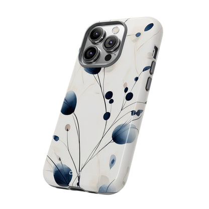Floral Harmony Blue - iPhone Case