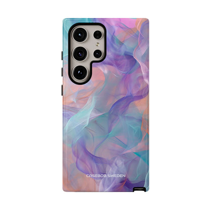 Dreamy Teal Flow - Tough Samsung S24 Phone Case