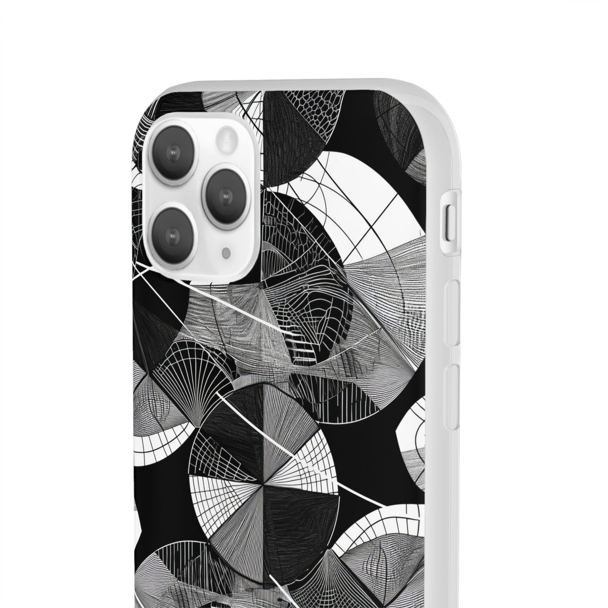 Geometrische Eleganz | Flexible Handyhülle für iPhone