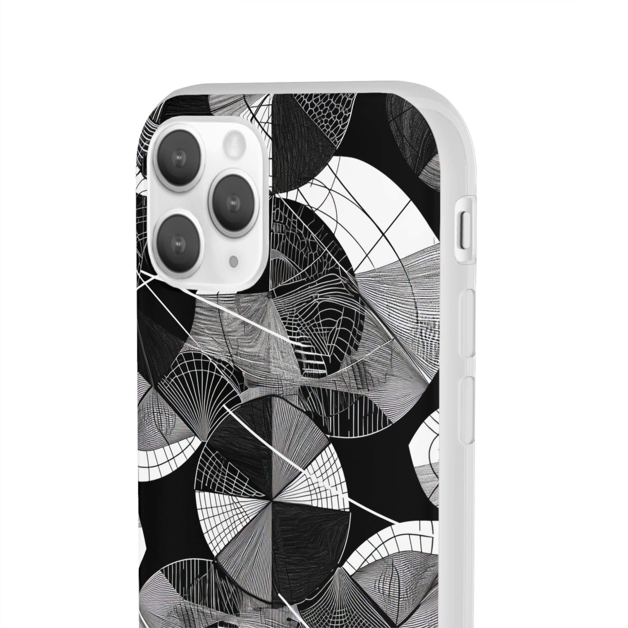 Geometric Elegance | Flexible Phone Case for iPhone