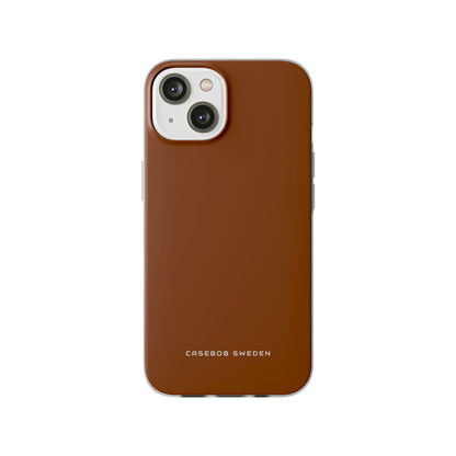 Saddle Brown iPhone 14 - Flexi Phone Case