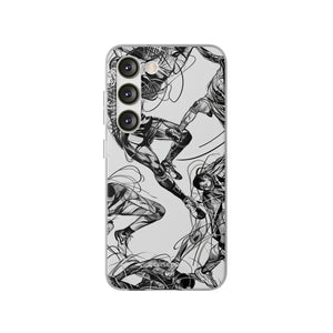 Dynamic Athletic Surrealism | Flexible Phone Case for Samsung Galaxy