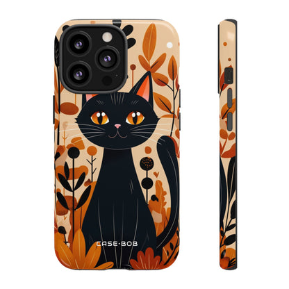Black Cat Glow iPhone 13 Pro Case - Tough