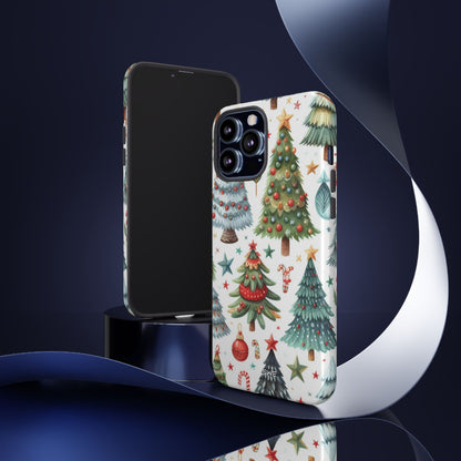 Whimsical Trees Sparkle - iPhone Case