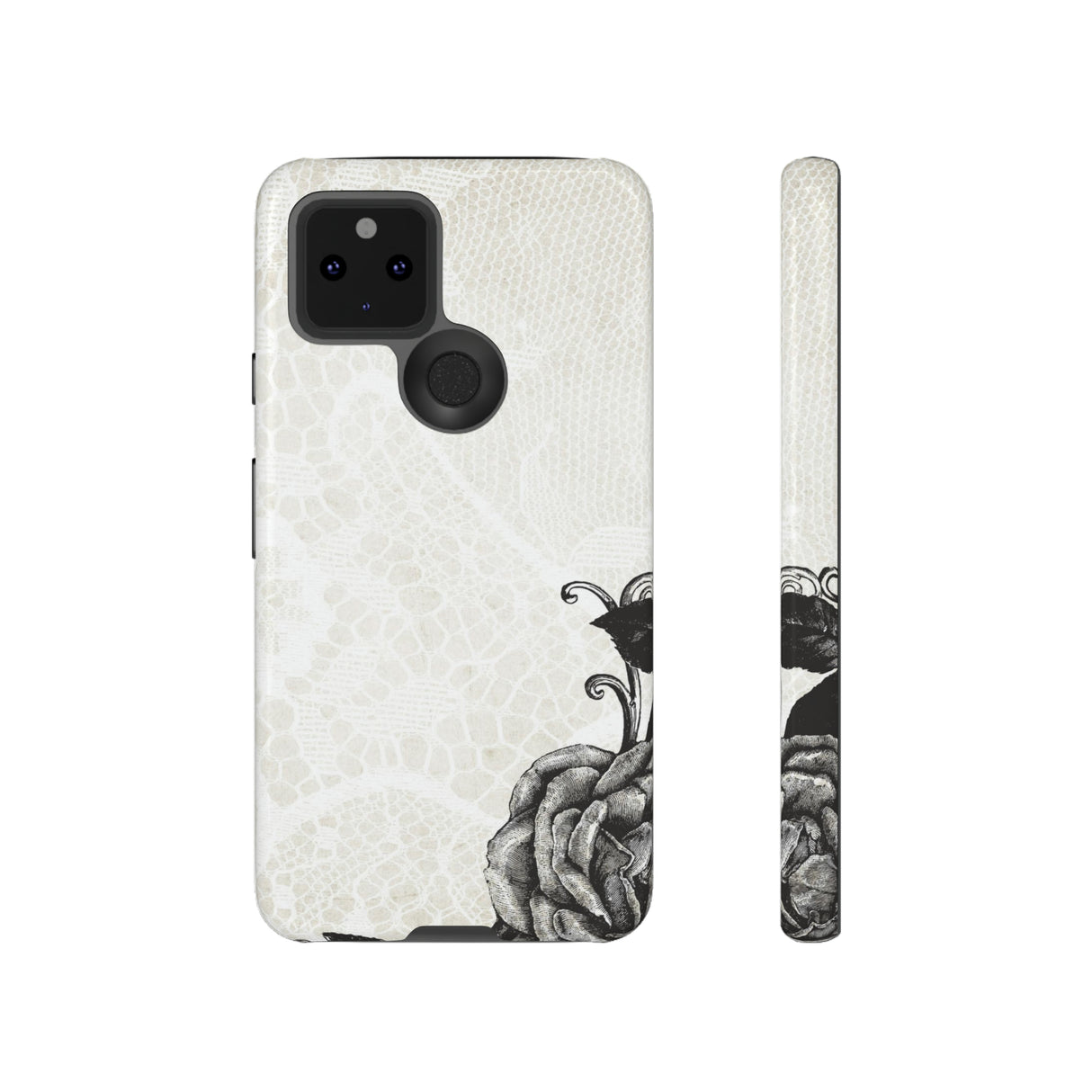 Rosett Gothic Flower - Protective Phone Case