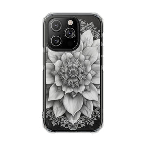 Celestial Mandala Harmony – Handyhülle für iPhone (Clear Impact – Magnetisch) 