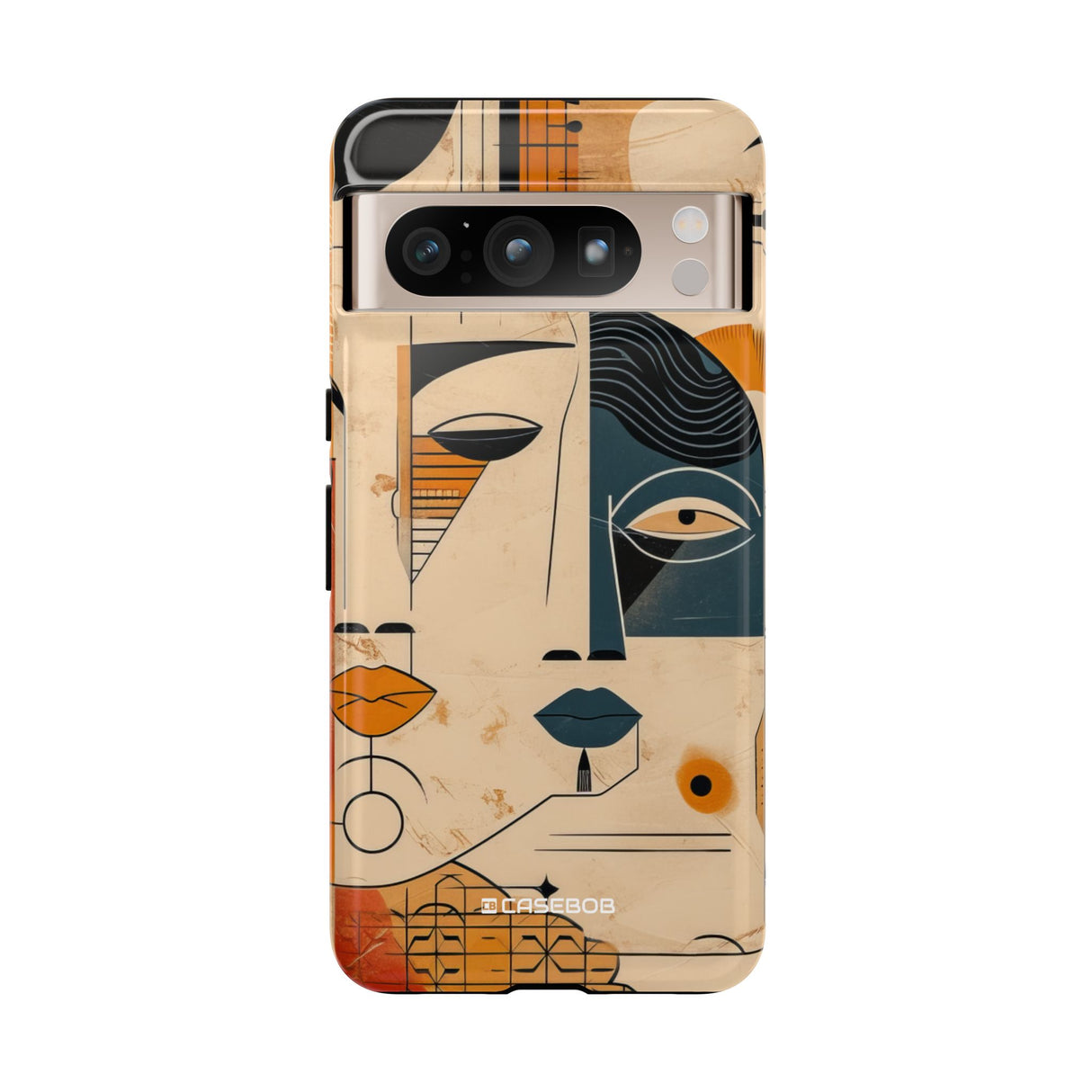 Cubist Introspection | Protective Phone Case for Google Pixel