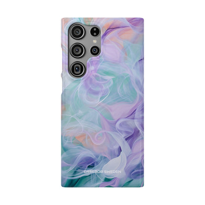 Purple Peach Whirl - Slim Samsung S23 Phone Case