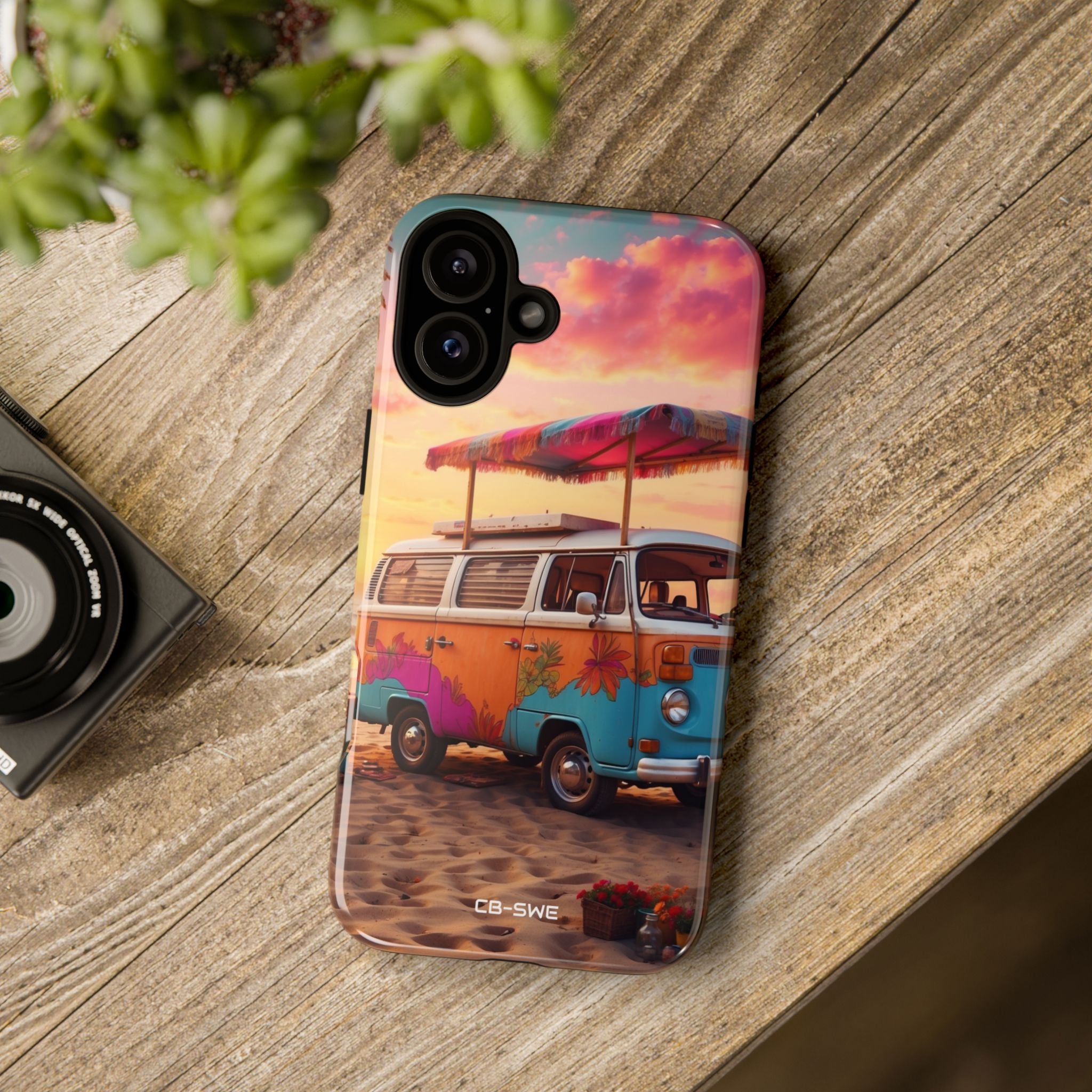 **Van Rests at Shore** - iPhone Case
