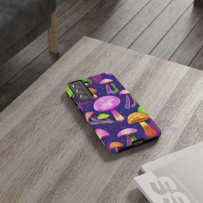 Neon Mushroom Dreams - Samsung Case