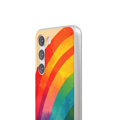 Textured Rainbow Arc Samsung S23 Case - Soft