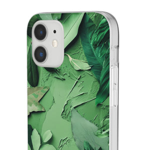 Pantone Greene Design | Handyhülle für iPhone (Flexible Hülle)