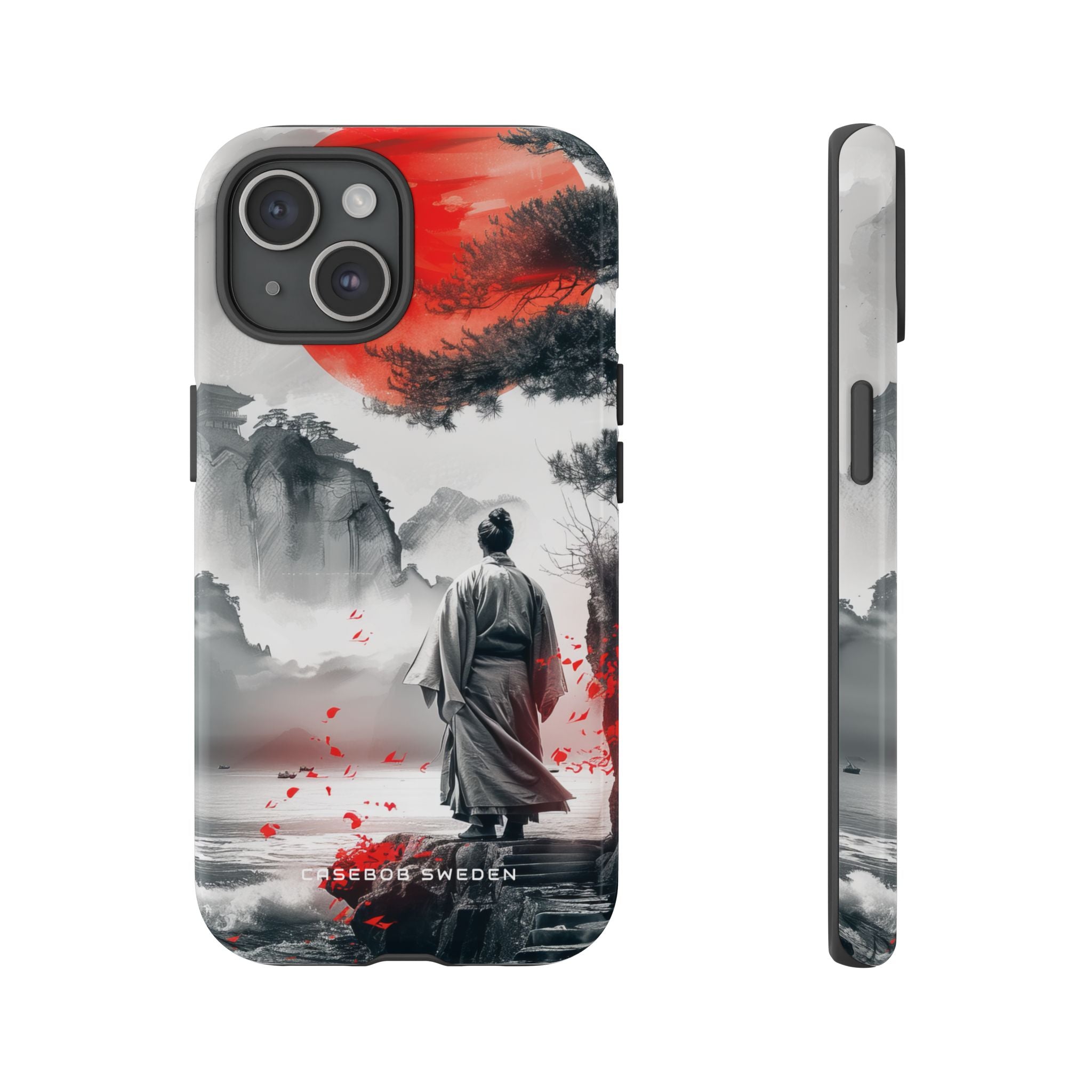 Zen Harmony: Japanese Serenity in Motion iPhone 15 - Tough Phone Case