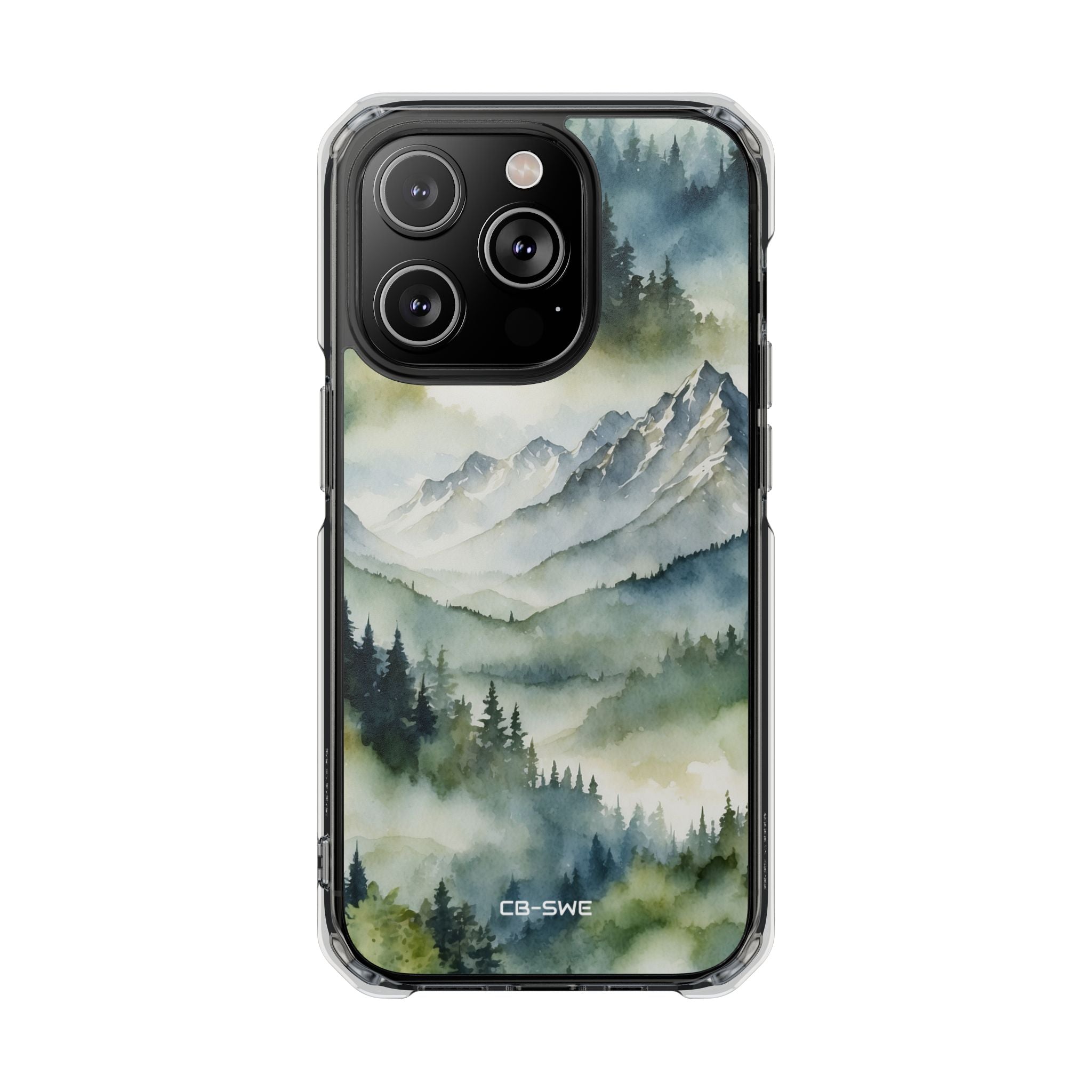 Misty Peaks Emerge iPhone Case - Impact