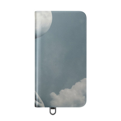 Moon Balloon Blue - Samsung S24 Plus Case - Wallet
