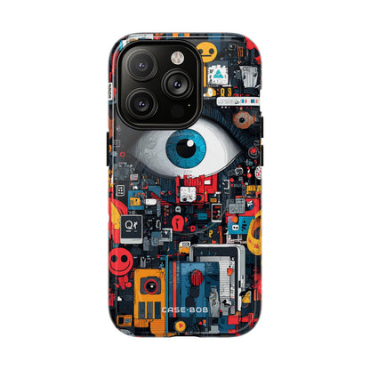 Digital Eye Blue iPhone 14 Pro Case - Tough+