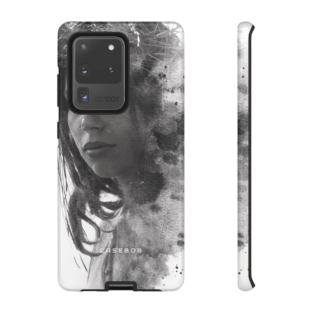 Portrait Lady Phone Case - Protective - Protective Phone Case