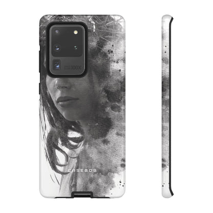 Portrait Lady Phone Case - Protective Phone Case