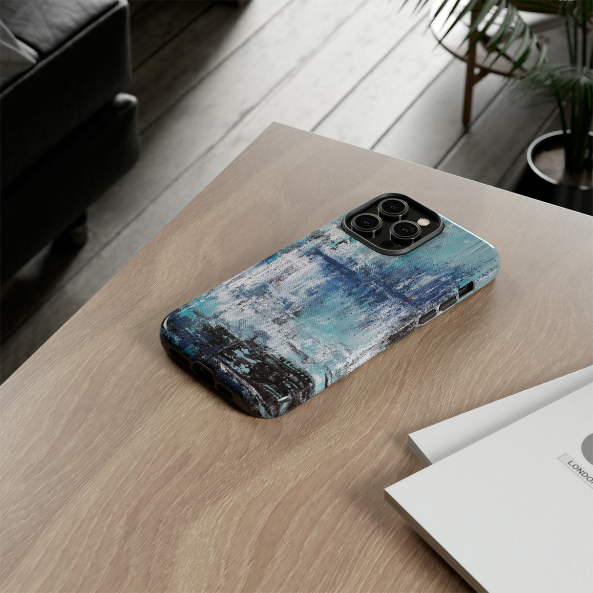 Blue Acrylic - Protective Phone Case