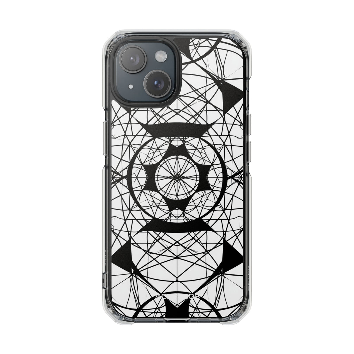 Geometric Hypnosis - Phone Case for iPhone (Clear Impact - Magnetic)