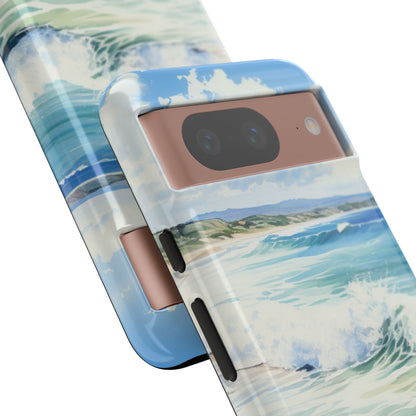 Serene Coastal Watercolors - Google Pixel Case