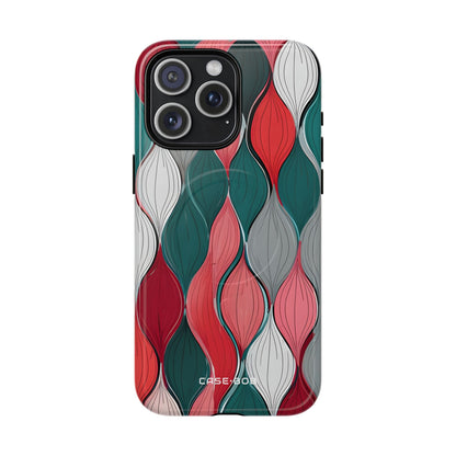 Leaf Cascade Teal iPhone 15 Pro Max Case - Tough+