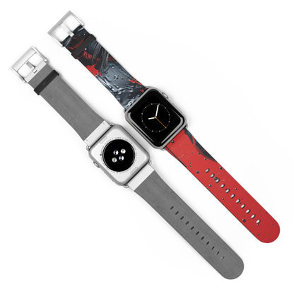 Glossy Black Face - Watch Band