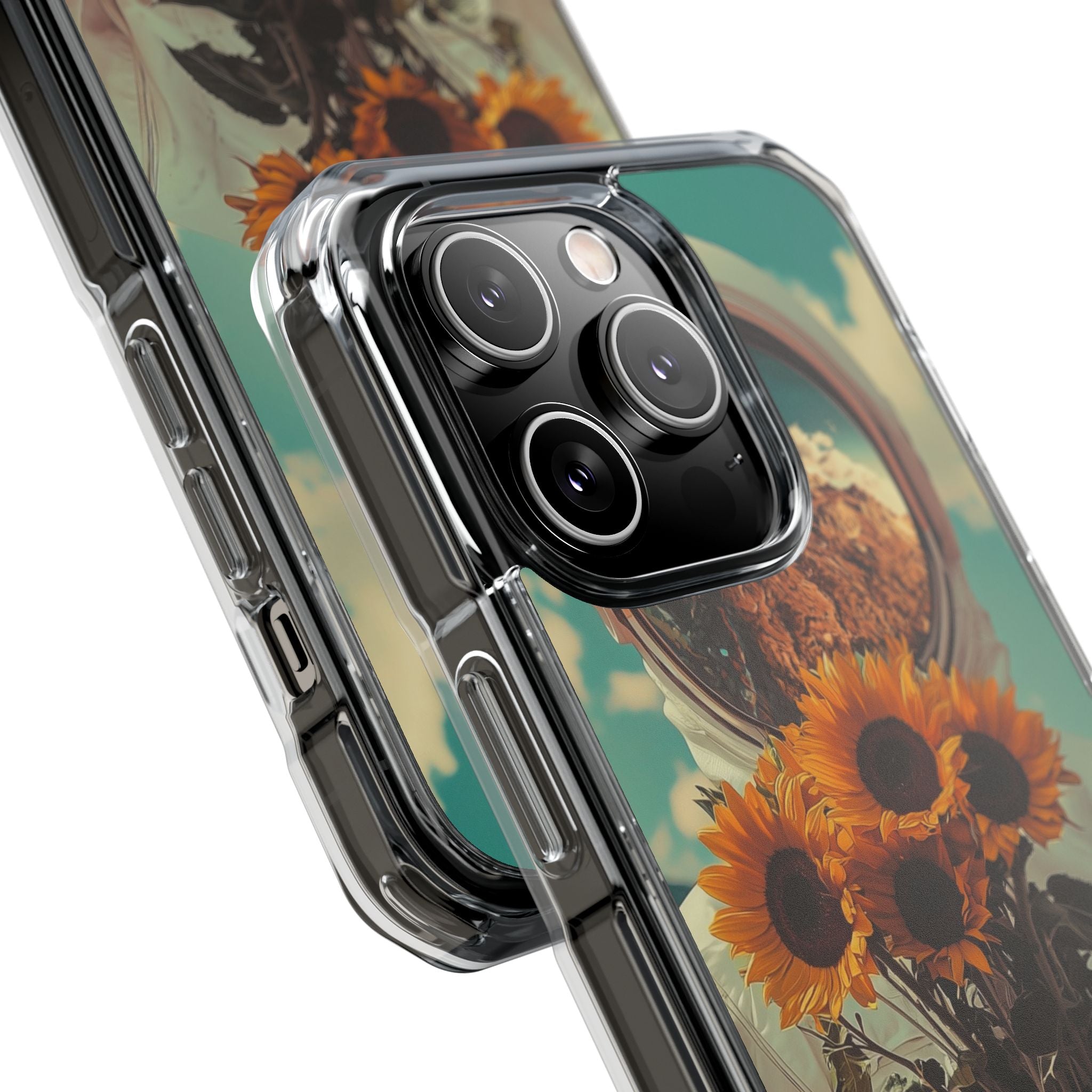 Sunflower Astronaut iPhone 14 Pro Case - Impact